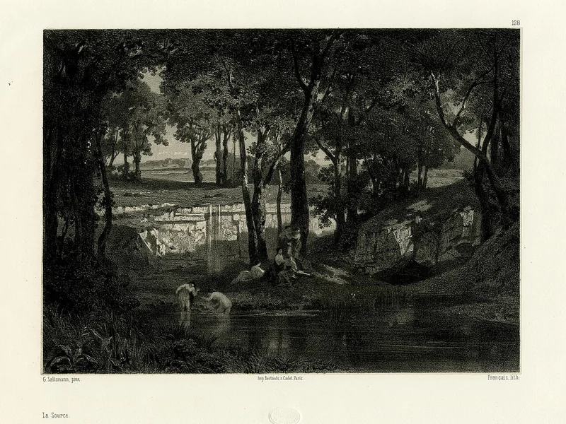 1811-Henri Gustave Saltzmann - La Fonte